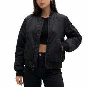 The North Face Women’s Small Black Bomber Full Zip Jacket RARE